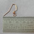 Shepherds Hook Flat Ball Earwires 18x22mm Rose Copper Plated Stainless Steel Q10 Pair Per Pkg