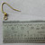 Shepherds Hook Ball Earwires 17x22mm Gold Plated Stainless Steel Q10 Pair Per Pkg