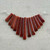 Goldstone Cleopatra Graduated Daggers Stone Beads 13Pcs Per Strand