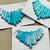 Dyed Howlite Cleopatra Graduated Daggers Stone Beads 13Pcs Per Strand