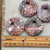 45mm Leopardskin Jasper Donut Pendant Semi Precious Stone Per Pc