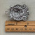 Tirian Crowned Lion Pendant Flower Artisan Painted Rhinestone Per Pc