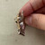Genevieve Gold Leopard Rhinestone Crystal Crown Hand Painted Small Pendant Per Pc