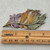Early Autumn Fancy Feather Artisan Hand Painted Pendant BIG 85x40mm Per Pc