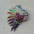 Kachina Boho Indian Headdress Pendant Chief Rose Hand Painted Per Pc