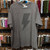 Leopard Lightning Graphic Tshirt Top Distressed Gray Shirt Easel
