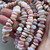 15-10mm Pink Peruvian Opal Smooth Nuggets Semi Precious Stone Beads Per Strand