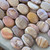 30x22mm Pink Polychrome Jasper Smooth Oval Semi Precious Stone Beads Per Strand