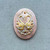 40x30mm Sweet Swans Cameo Gilded Coral Resin Acrylic Cabochon Hand Painted Per Pc