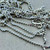2mm Rhinestone Cup Chain White Opals Plated Q8 Feet Per Pkg