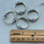 30mm Pink Gold Vintage Rose Link Connector Oval Silver Plated Hand Painted 4Pcs Per Pkg