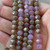 8mm English Cut Beads Faceted Czech Glass Pink Mix Picasso Q20 Per Strand