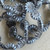 13mm Sunflower Beads Czech Glass Gray Marble Black Wash 10Pcs Per Strand