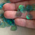 14x12mm Mermaid Scale Fish Fin Sequins Acrylic Iridescent Aqua Per Pkg