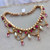 Fuchsia Pearl Necklace Hamilton Gold Chain Artisan Made Per Pc