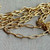 7x3mm Paperclip Cable Chain Soldered Satin Hamilton Gold Plated Per Foot