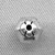 Small Lantern Beads 10x7mm Antique Silver Plated Alloy Q30 Per Pkg