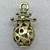 Tibetan Style Lantern Charms 24x14mm Antique Brass Plated Alloy Q4 Per Pkg