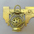 Tibetan Style Lantern Pendants 44x28mm Brass Plated Alloy Q1 Per Pkg
