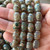14x10mm Antique Jade Dragon Barrel Beads Dzi Agate Tibetan Style Smooth Q12 Per Strand