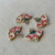 25x22mm Oriental Fan Link Connectors Artisan Hand Painted Q4 Per Pkg