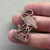 43x27mm Flamingo in the Everglades Stamping Raw Solid Brass Per Pc