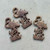 43x27mm Flamingo in the Everglades Stamping Raw Solid Brass Per Pc