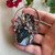 BIG 78x50mm Electroformed Moss Agate Pendant Flowers Mushroom Artisan Copper Per Pc