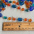 Sunset Tide Sea Glass Beaded Chain Multi Shape Crystal Antique Silver Plated Per Foot