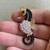 2 Inch Seahorse Pendant Brooch Pin Pearl Black Per Pc
