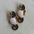 2 Inch Seahorse Pendant Brooch Pin Pearl Black Per Pc