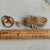 5 Inch Seahorse Keychain Black Clear Gold Rhinestone Per Pc