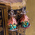 Beaded Birdhouse Earrings DIY Jewelry Making Kit Seed Beading Mixed Media