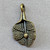 Calla Lily Flower Charms 26x15mm Antique Brass Plated Alloy Q6 Per Pkg