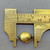 Magnetic Round Clasps 16x10mm Antique Brass Plated Alloy Q4 Per Pkg