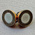 Magnetic Round Clasps 16x10mm Antique Copper Plated Alloy Q4 Per Pkg