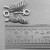 Butterfly 2 Loop Links 25x23mm Antique Silver Plated Alloy Q6 Per Pkg