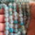 8mm Crackle Agate Smooth Round Aqua Marble Semi Precious Stone Beads Per Strand