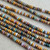 4x2mm Ocean Jasper Matte Rondelle Beads Semi Precious Stones Per Strand