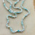 Blue Skies Primadonna Length Necklace Hand Knotted Agate Crystals Artisan Made Per Pc