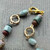 Home Tweet Home Collage Pendant Beaded Chain Lampwork Mixed Metals Necklace