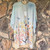 Multicolor Birdies Kimono Shawl JC Sunny One Size