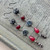 Ares Earrings Czech Glass Silver Artisan Made in the USA Per Pair