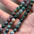 8mm Fancy Jasper Smooth Round Semi Precious Stone Beads Per Strand