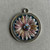 44mm Sunflower Medallion Pendant Strawberry Blonde Artisan Hand Painted Per Pc