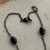 Dance of the Bumblebee Beaded Chain Gunmetal Necklace