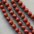 10mm Red Poppy Jasper Faceted Round Semi Precious Stone Beads Per Strand
