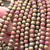 Matte Metallic Sun Gold 6mm Round Etched Glass Beads Per Strand