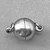 Magnetic Round Clasps 16x10mm Matte Antique Silver Plated Alloy Q4 Per Pkg