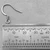French Hook Flat Coil Earwires 18mm Stainless Steel Q40 Pair Per Pkg